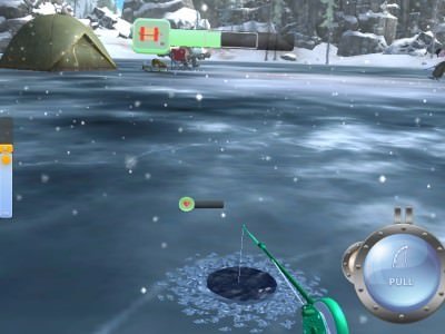 Ice fishing gambling game, ice fishing live casino